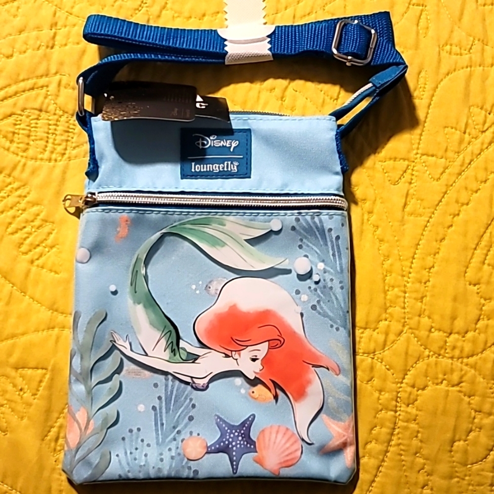 NWT Disney Loungefly Crossbody Ariel